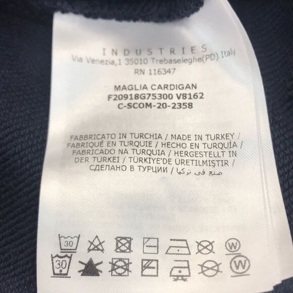 Moncler Blue and Red Zip Up Sweater - Picture 11 of 12